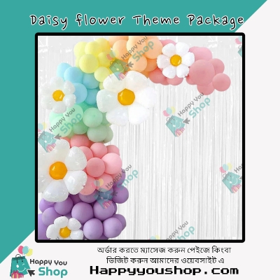Picture of Daisy flower theme decorations