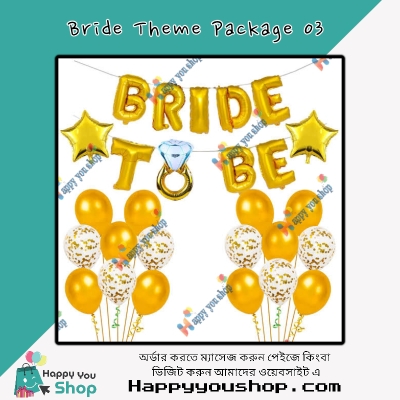 Picture of Bride to be decorations theme Package 03
