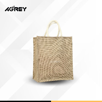 Buy jute-shopping-bag-with-zipper-natural-white-12x14 at Best Price In Bangladesh