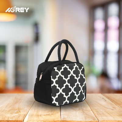 Buy lunch-carry-bag-cotton-fabric-black-white-95x75x5 at Best Price In Bangladesh