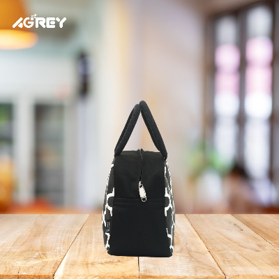 Buy lunch-carry-bag-cotton-fabric-black-white-95x75x5 at Best Price In Bangladesh