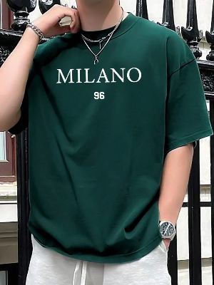 Buy Drop Shoulder Print T-Shirt – Milano 96  Best Price In Bangladesh