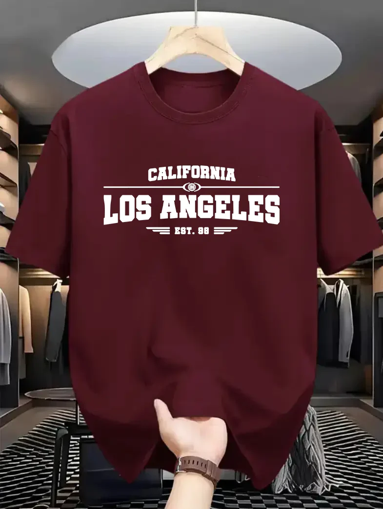 Buy Drop Shoulder Print T-Shirt – Los Angeles Best Price In Bangladesh