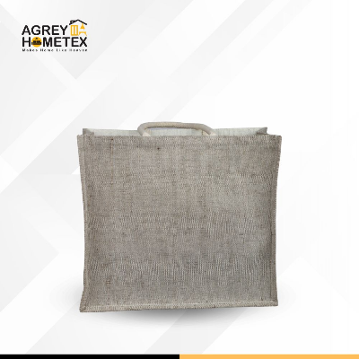 Buy jute-shopping-bag-with-zipper-natural-white-12x14 at Best Price In Bangladesh