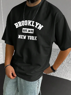 Buy  Drop Shoulder Print T-Shirt – Brooklyn  Best Price In Bangladesh