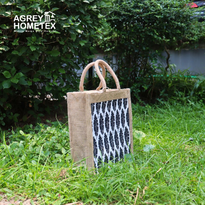 Buy jute-shopping-bag-with-zipper-natural-white-10x12 at Best Price In Bangladesh