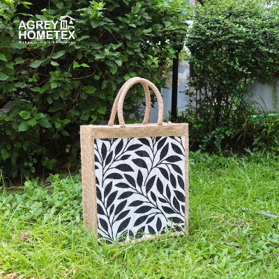 Buy jute-shopping-bag-with-zipper-natural-white-12x14 at Best Price In Bangladesh