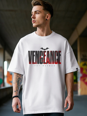 Buy Drop Shoulder Print T-Shirt – Batman – White  Price In Bangladesh