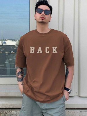 Buy Drop Shoulder Print T-Shirt – Back Design   Price In Bangladesh
