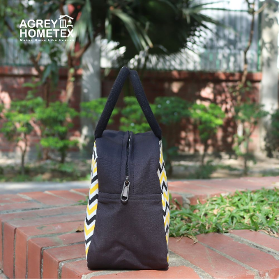 Buy lunch-carry-bag-cotton-fabric-black-white-95x75x5)at Best Price In Bangladesh