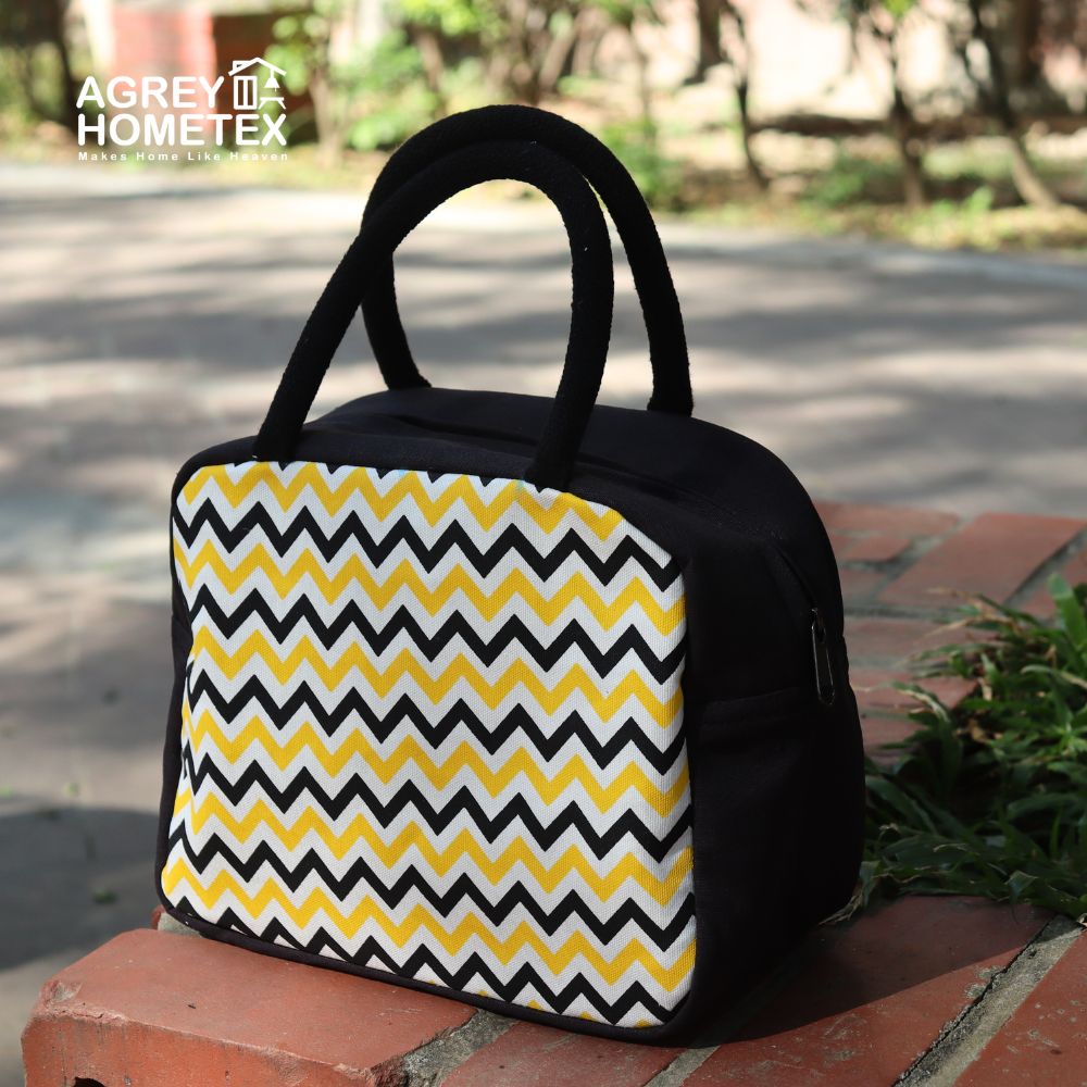 Buy lunch-carry-bag-cotton-fabric-black-white-95x75x5)at Best Price In Bangladesh