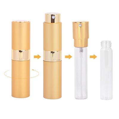Picture of Mub Mini 8Ml Twist Up Refillable Perfume Atomizer Empty Pocket Sized Aluminum Perfume Spray Bottles - Spray Bottle