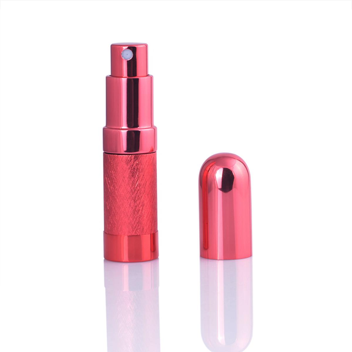 Picture of MUB High Quality 6ML Pocket Aluminum Perfume Bottle Mini Travel Refillable Perfume Spray Bottles With Atomizer