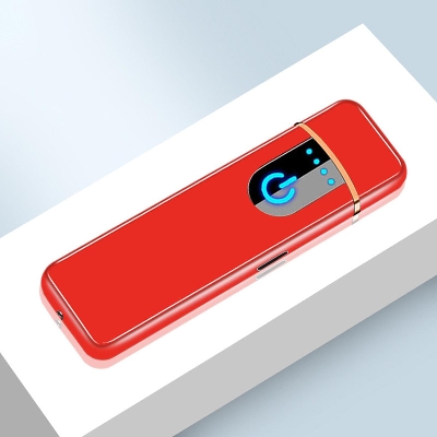 Picture of Charging Lighter Touch Induction Windproof Electronic Ultra-Thin Usb Cigarette Lighter