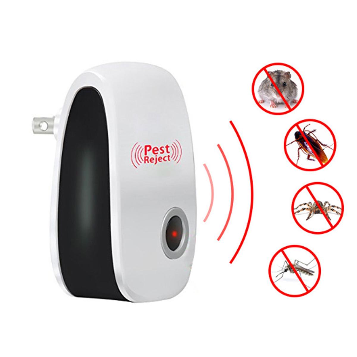 Picture of Indoor Ultrasonic Electric Pest Mosquito Repeller Plug In 90~250 V