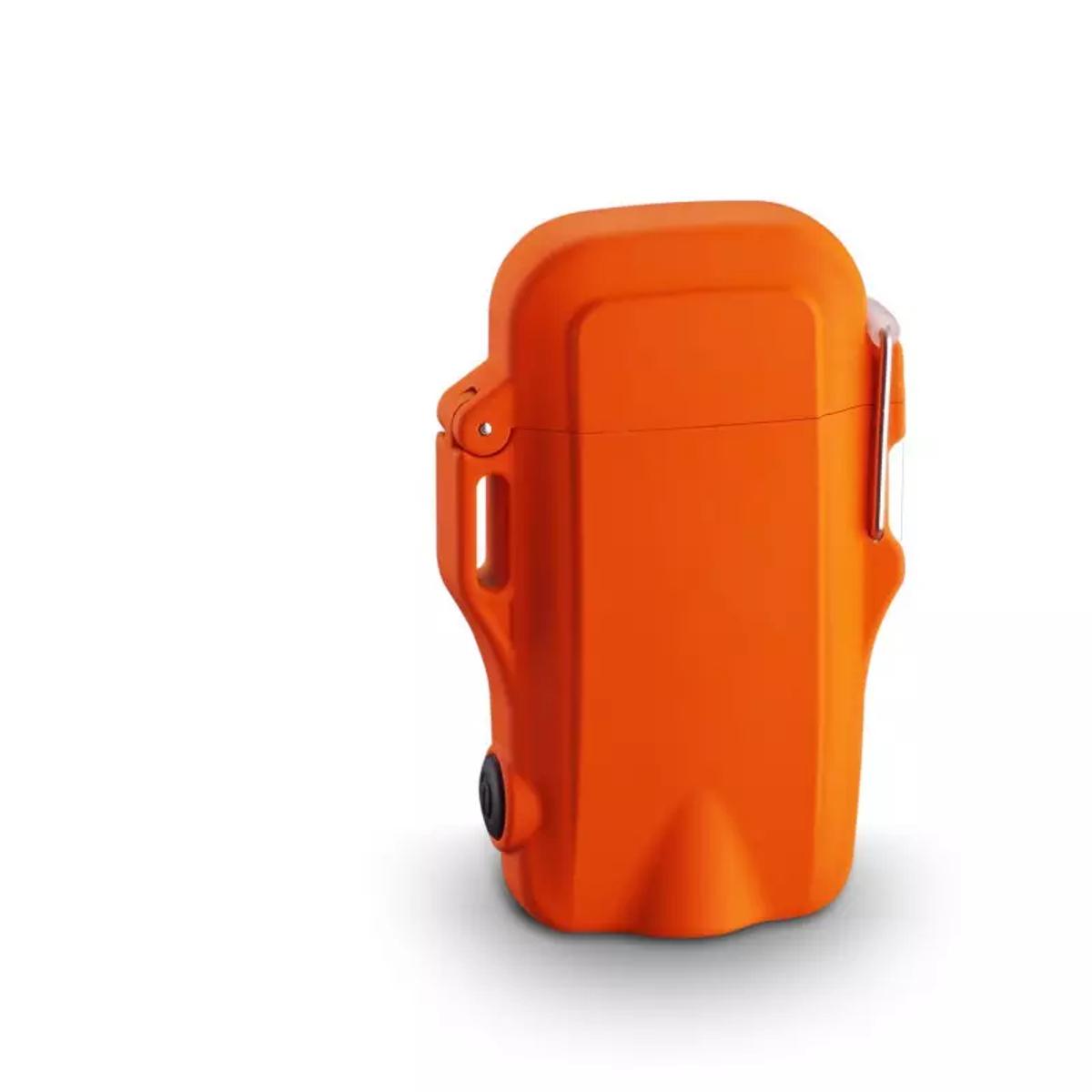 Picture of Outdoor Camping Flashlight LED Light Multi-function USB Lighter Waterproof Double Arc Charging Lighter Good Gift