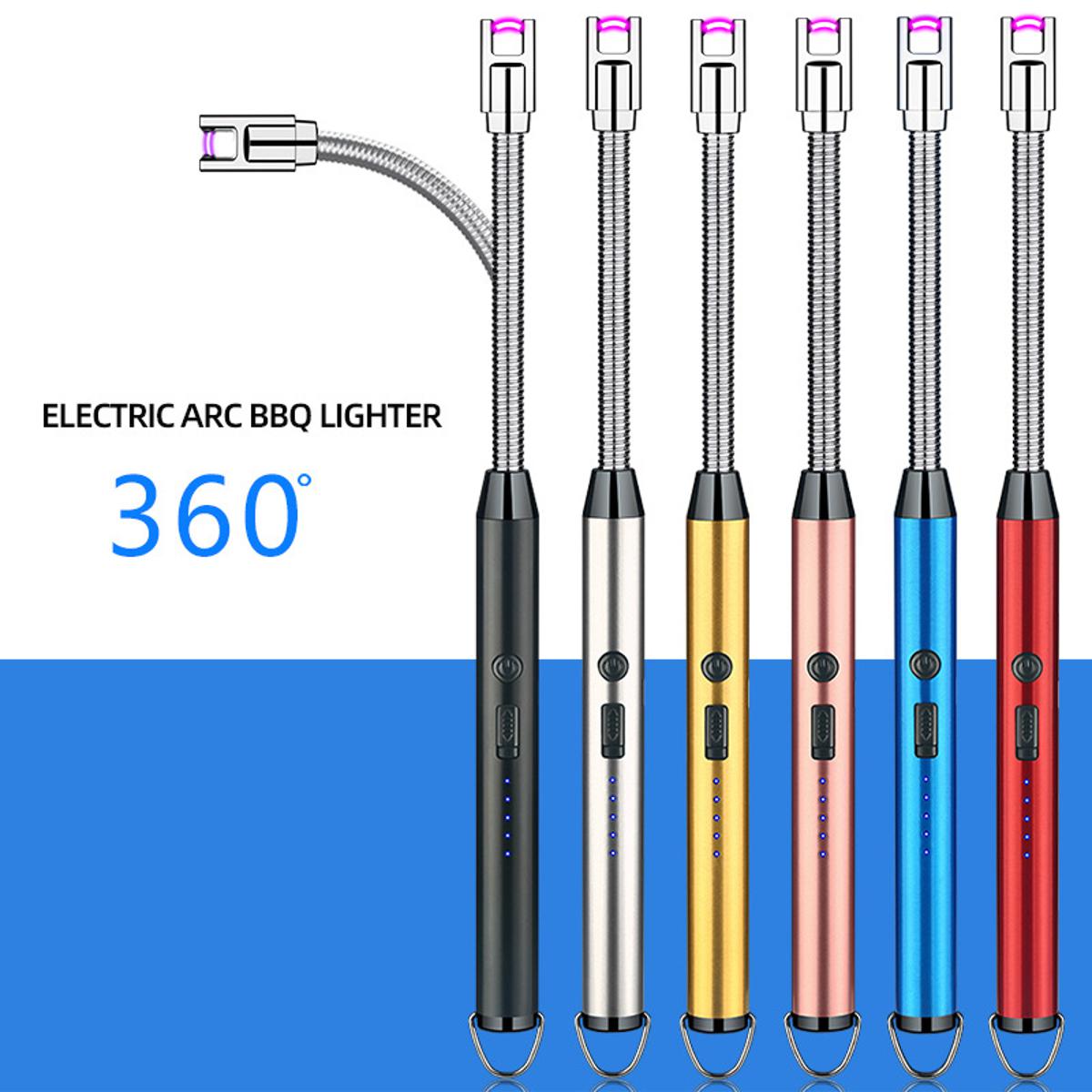 Picture of Long Candle Kitchen Electric Usb Lighter Bbq Rechargeable Windproff Jos Torch Electric Plasma Arc Lighter Smoking