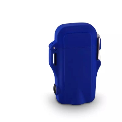 Picture of Outdoor Camping Flashlight LED Light Multi-function USB Lighter Waterproof Double Arc Charging Lighter Good Gift