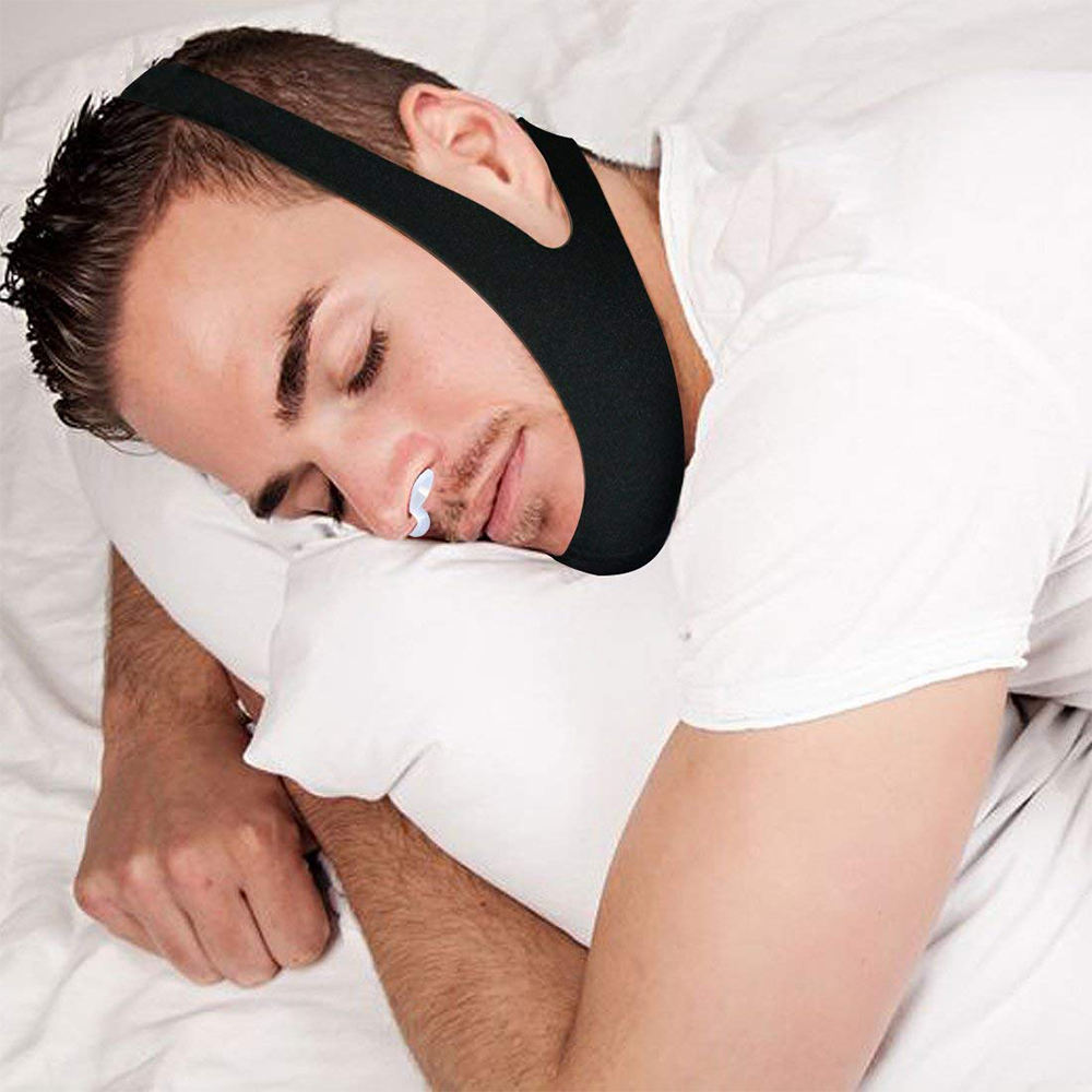 Picture of Comfortable Stop sleeping Apnea Jaw Support Anti Snoring Belt chin strap