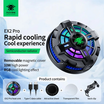 Picture of Plextone EX2 Pro RGB Magnetic Radiator Phone Cooler