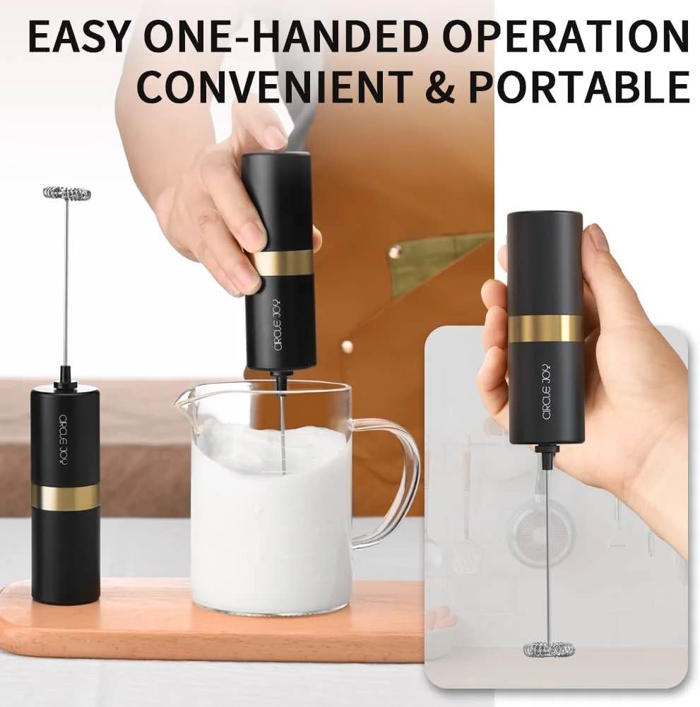Picture of Xiaomi CIRCLE JOY Silver Knight Milk Frother Handheld Coffee, Drink Mixer