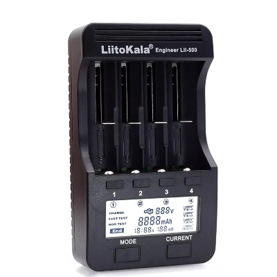 Picture of Liitokala Engineer Lii-500 4-Slot LCD Smart Universal Battery Tester Charger