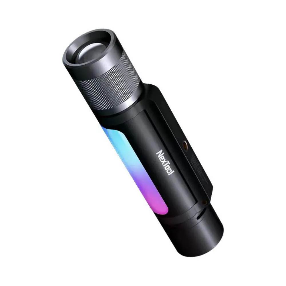 Picture of NexTool 12 In 1900lm Flashlight With Speaker Pickup Rhythm Light 4 Colors Rechargeable Flashlight For Outdoor Camping