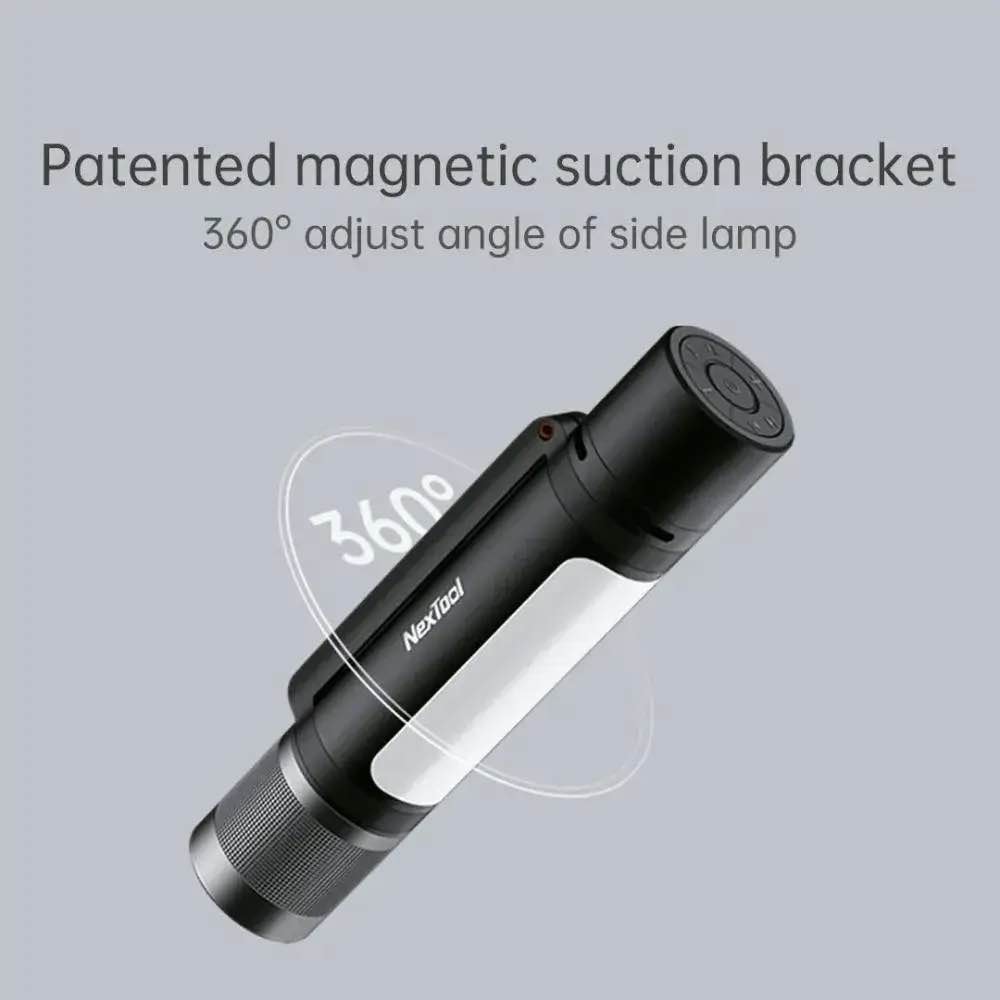 Picture of NexTool 12 In 1900lm Flashlight With Speaker Pickup Rhythm Light 4 Colors Rechargeable Flashlight For Outdoor Camping