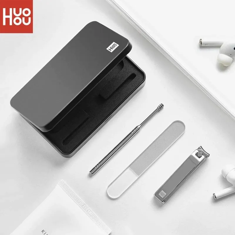 Picture of Huohou No Splash Nail Clippers Set with Metal Box