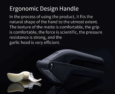 Picture of HUOHOU Kitchen Garlic Presser Manual Garlic Crusher Kitchen Tool