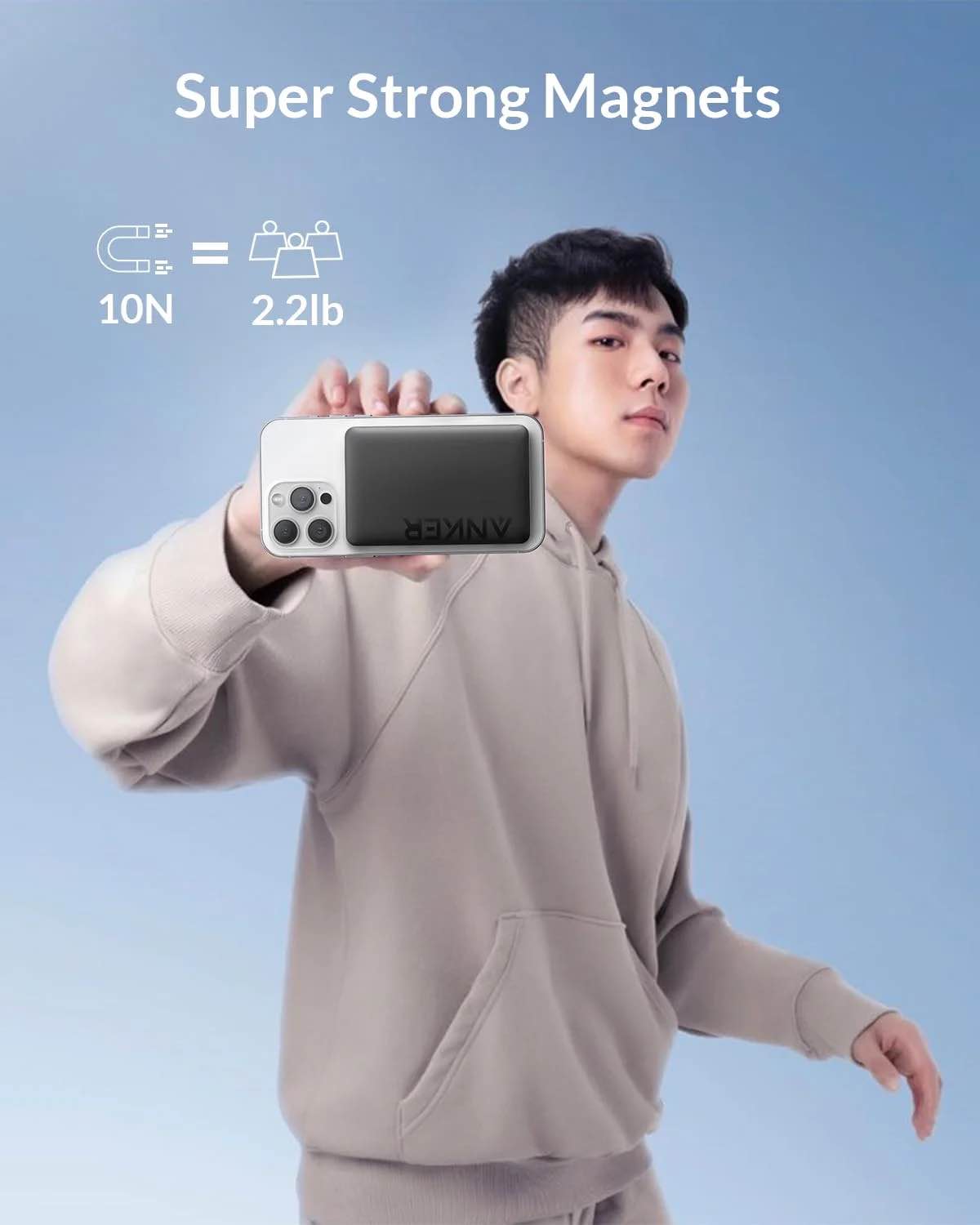 Picture of Anker 334 MagGo PowerCore 10000 mAh Battery Slim Wireless Power Bank