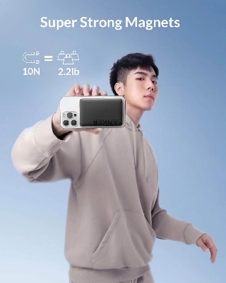 Picture of Anker 334 MagGo PowerCore 10000 mAh Battery Slim Wireless Power Bank