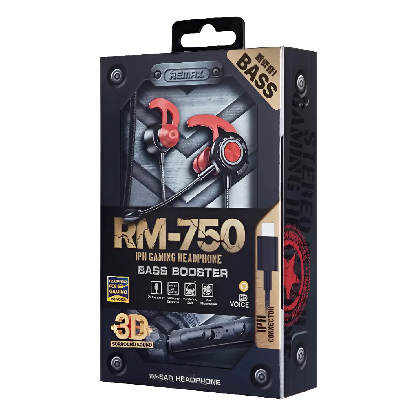 Picture of Remax RM-750 iPh Gaming Earphones (Lightning