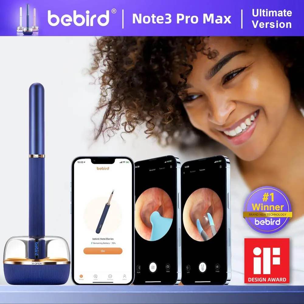 Picture of BEBIRD Note3 Pro Max 10 Megapixel HD All-in-1 Ear Wax Removal with Camera