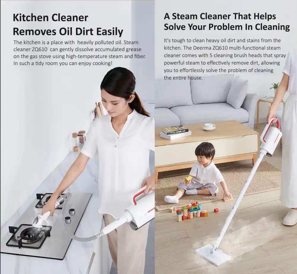 Picture of Xiaomi Deerma DEM-ZQ610 Multifunctional Handheld Steam Cleaner