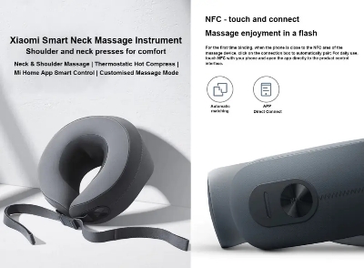 Picture of Xiaomi Mijia Smart Neck Massage Relief Neck Shoulder Pain Work with Mi Home App 2550mAh