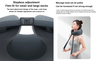 Picture of Xiaomi Mijia Smart Neck Massage Relief Neck Shoulder Pain Work with Mi Home App 2550mAh
