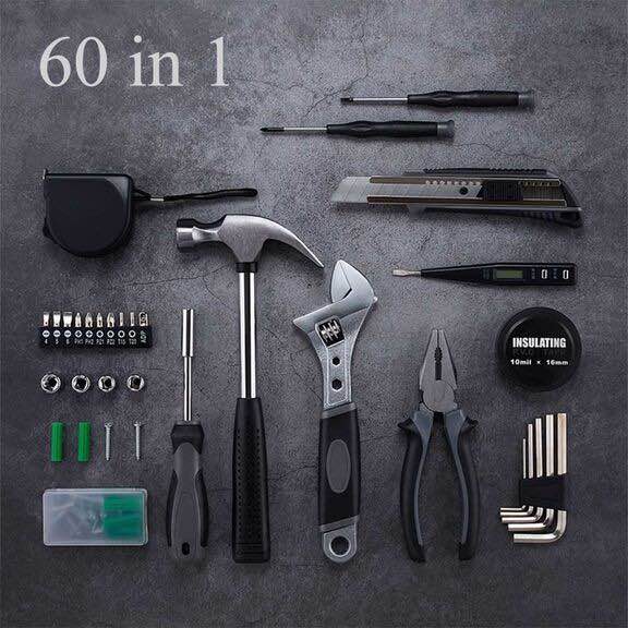 Picture of Xiaomi 60 in 1 DIY ToolBox JIUXUN Daily Use HandHeld HouseHold Toolkit