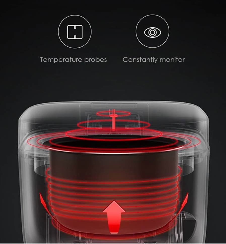 Picture of Xiaomi Mijia Smart Electric Rice Cooker App Contral Auromatic LED Display Non Stick Rice Cooker 1.6L