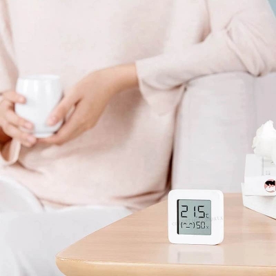 Picture of Xiaomi Smart LCD Screen Digital Thermometer 2 Wifi Bluetooth Temperature Humidity Sensor