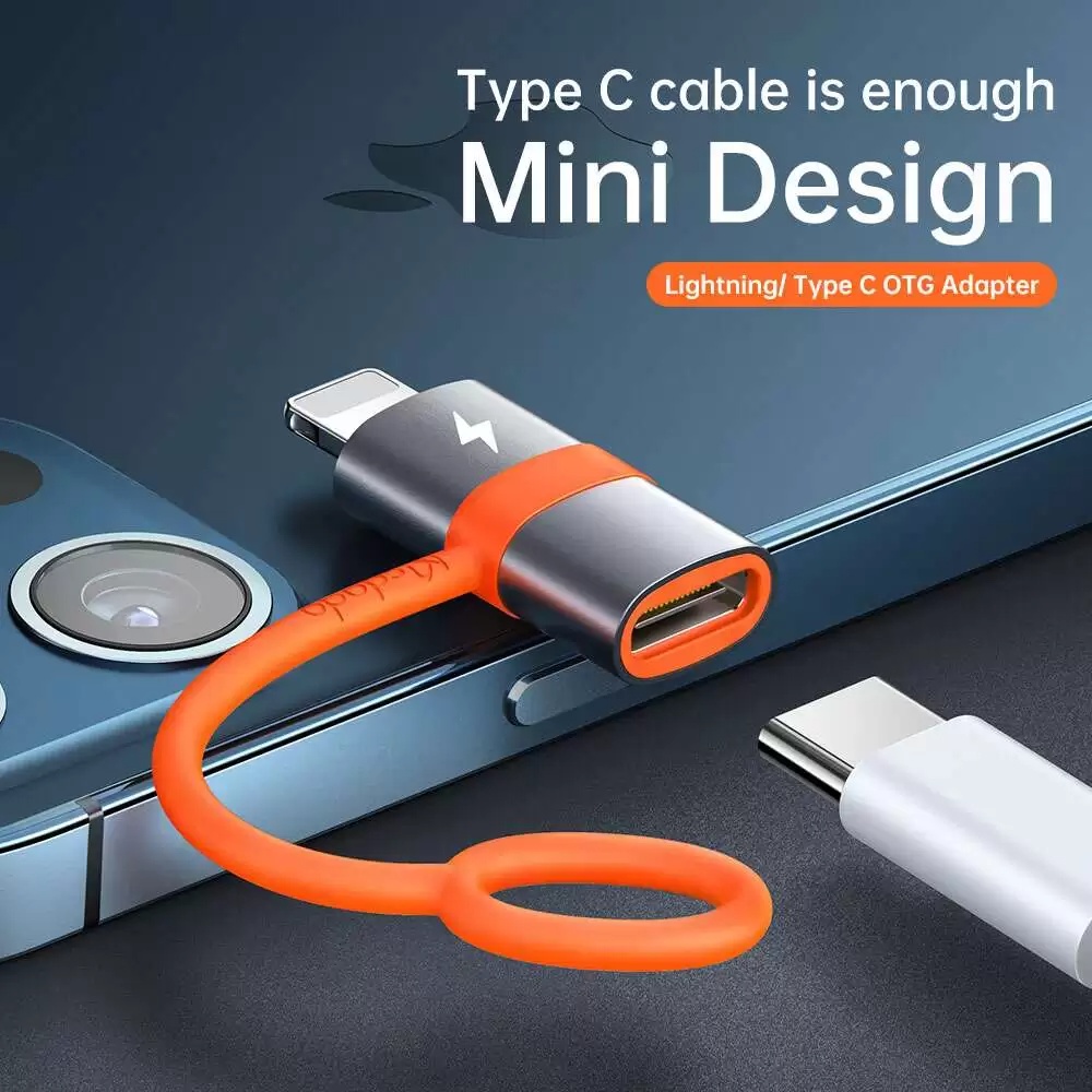 Picture of Mcdodo USB Type C to Lightning OTG Adapter Charger For iPhone 12 11 13 14 Pro Max X XR XS 3A Fast Charging Data Cable Converter