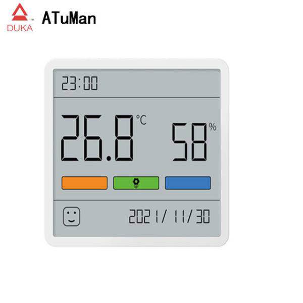 Picture of Xiaomi Duka Atuman TH1 Clock Electronic Thermohygrometer Thermometer Calendar 2.8' Thin Screen