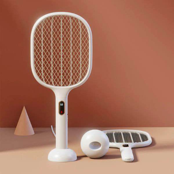Picture of Xiaomi S1 Qualitell Smart Digital Display Electric Mosquito Swatter 2in1 Portable Type-C Charging Wall-mounted Mosquito Killer