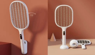 Picture of Xiaomi S1 Qualitell Smart Digital Display Electric Mosquito Swatter 2in1 Portable Type-C Charging Wall-mounted Mosquito Killer