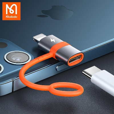 Picture of Mcdodo USB Type C to Lightning OTG Adapter Charger For iPhone 12 11 13 14 Pro Max X XR XS 3A Fast Charging Data Cable Converter