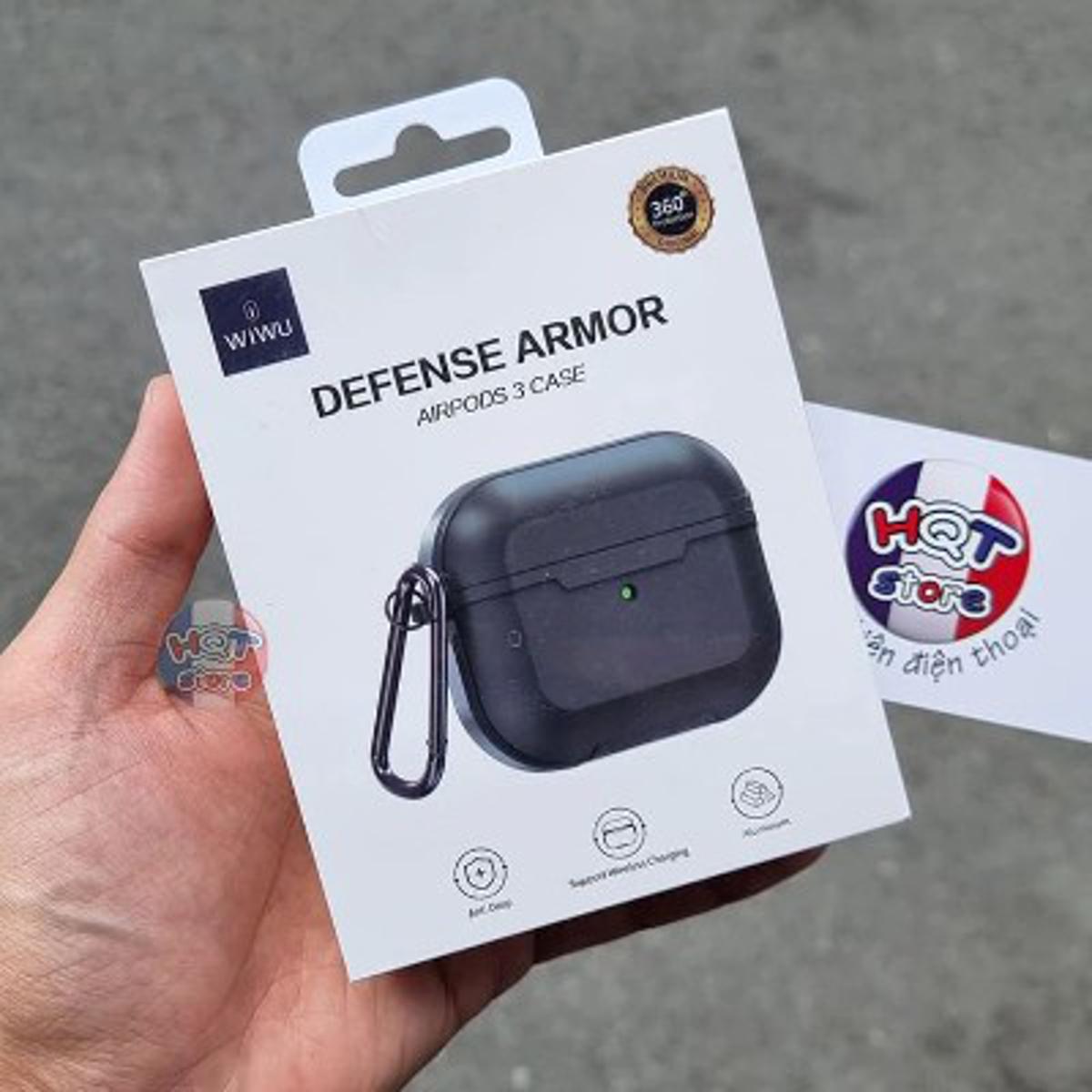 Picture of WiWU Defense Armor Protective Case For AirPodss 3 Case-Black