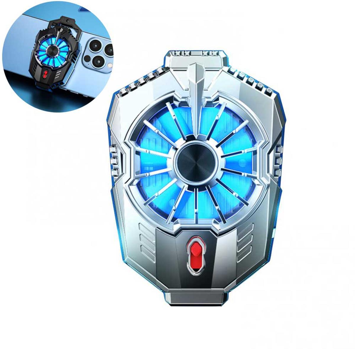Picture of Portable Mobile Phone Radiator Phone Cooling Fan Case X20 For PUGB Phone Cooler Phone Cooling Fan Case Mobile Phone