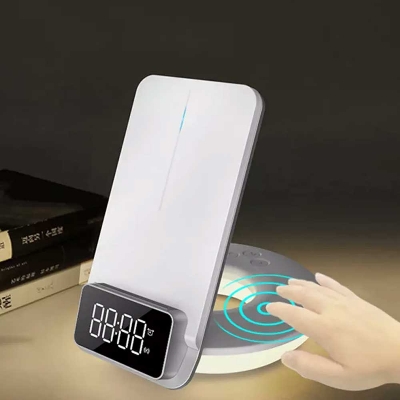 Picture of WIWU 4 in 1 Wireless Charger M11 with Time Clock and Backlight