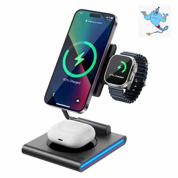 Picture of WiWU GEEK Wi-W023 3 in 1 Wireless Charger