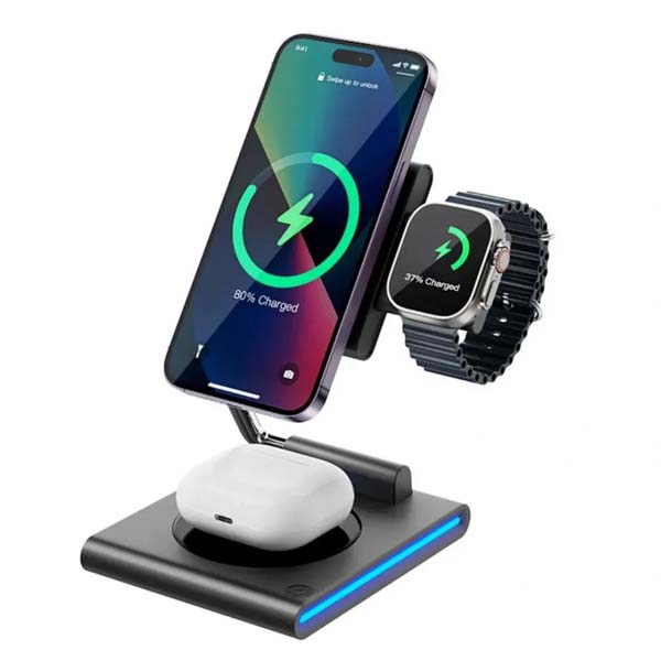 Picture of WiWU GEEK Wi-W023 3 in 1 Wireless Charger